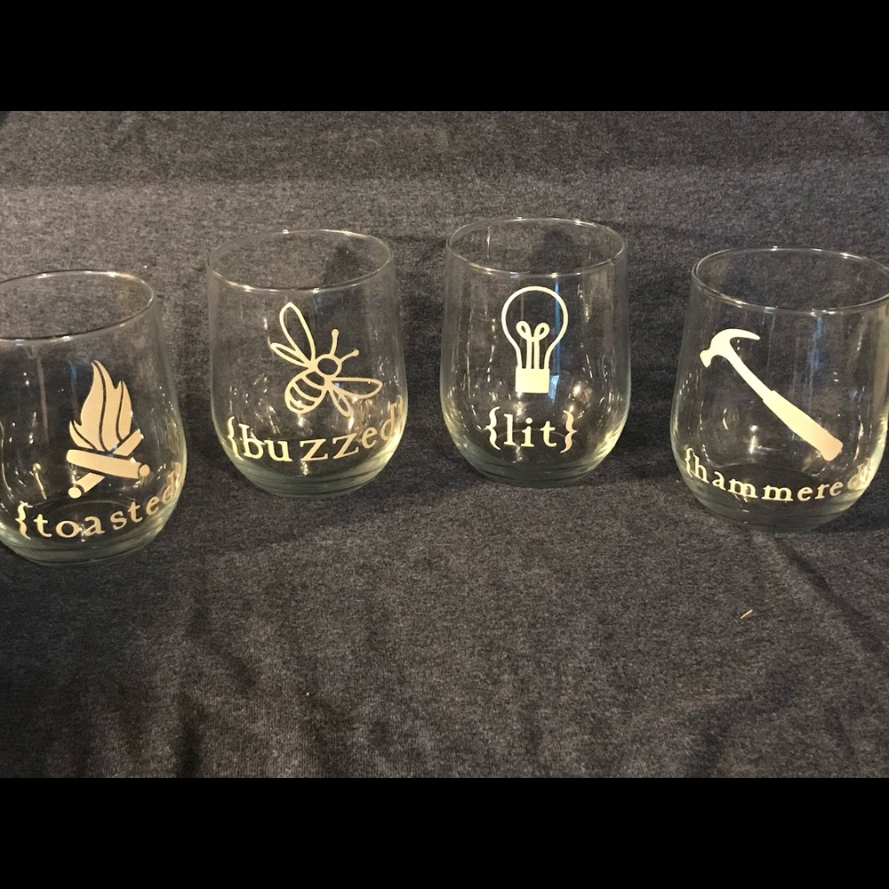 Summer wine glass set